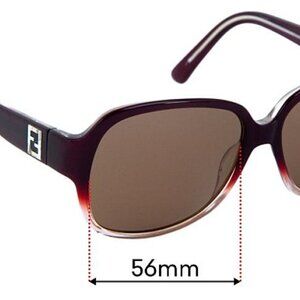 Fendi purple silver sunglasses